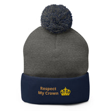 Load image into Gallery viewer, Queen Pom-Pom Beanie
