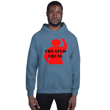 Load image into Gallery viewer, Created Equal Unisex Hoodie