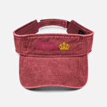 Load image into Gallery viewer, Queen Denim visor
