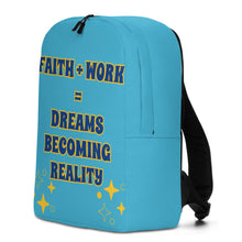 Load image into Gallery viewer, Faith + Work Minimalist Backpack