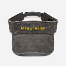 Load image into Gallery viewer, Man of Valor Denim visor