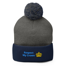 Load image into Gallery viewer, Queen Pom-Pom Beanie