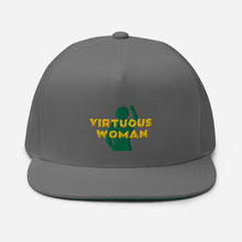 Cargar imagen en el visor de la galería, Virtuous Woman Flat Bill Cap