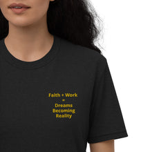Load image into Gallery viewer, Faith + Work Unisex recycled t-shirt