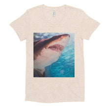 Cargar imagen en el visor de la galería, Shark Women's Crew Neck T-shirt