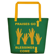 Load image into Gallery viewer, Praises Up Beach Bag
