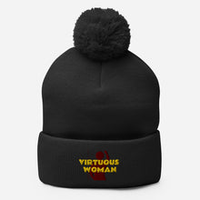 Load image into Gallery viewer, Virtuous Woman Pom-Pom Beanie