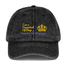 Load image into Gallery viewer, King Vintage Cotton Twill Cap