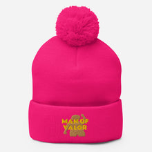 Load image into Gallery viewer, Man of Valor Pom-Pom Beanie