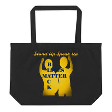 Load image into Gallery viewer, Black Lives Matter Large organic tote bag - Shannon Alicia LLC