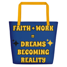 Load image into Gallery viewer, Faith + Work Beach Bag