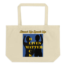 Load image into Gallery viewer, Black Lives Matter Large organic tote bag - Shannon Alicia LLC