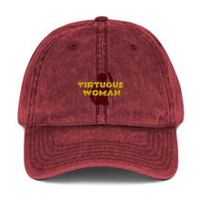 Load image into Gallery viewer, Virtuous Woman Vintage Cotton Twill Cap