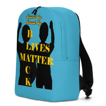 Load image into Gallery viewer, Black Lives Matter Minimalist Backpack