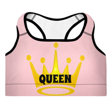 Load image into Gallery viewer, Queen Padded Sports Bra