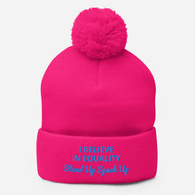 Load image into Gallery viewer, I Believe In Equality Pom-Pom Beanie