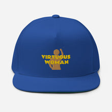 Cargar imagen en el visor de la galería, Virtuous Woman Flat Bill Cap