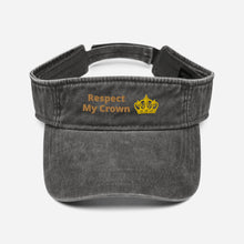 Load image into Gallery viewer, Queen Denim visor