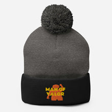 Load image into Gallery viewer, Man of Valor Pom-Pom Beanie