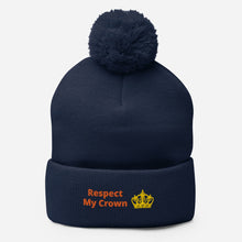Load image into Gallery viewer, Queen Pom-Pom Beanie