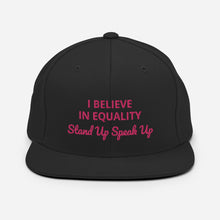 Load image into Gallery viewer, I Believe In Equality Snapback Hat