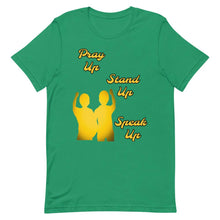 Load image into Gallery viewer, Pray Up-Stand Up-Speak Up Short-Sleeve Unisex T-Shirt - Shannon Alicia LLC
