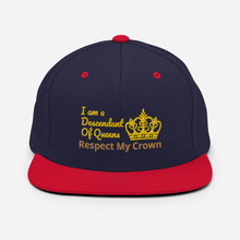 Load image into Gallery viewer, Queen Snapback Hat
