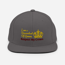 Load image into Gallery viewer, Queen Snapback Hat
