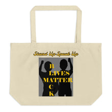 Load image into Gallery viewer, Black Lives Matter Large organic tote bag - Shannon Alicia LLC