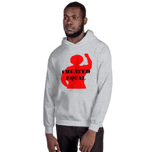 Load image into Gallery viewer, Created Equal Unisex Hoodie