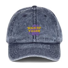 Load image into Gallery viewer, Man of Valor Vintage Cotton Twill Cap