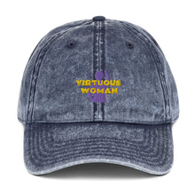 Load image into Gallery viewer, Virtuous Woman Vintage Cotton Twill Cap