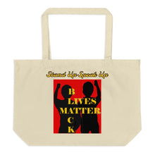 Load image into Gallery viewer, Black Lives Matter Large organic tote bag - Shannon Alicia LLC