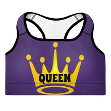 Load image into Gallery viewer, Queen Padded Sports Bra