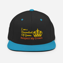 Load image into Gallery viewer, Queen Snapback Hat
