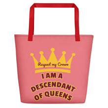 Load image into Gallery viewer, Queen Beach Bag