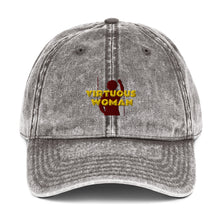 Load image into Gallery viewer, Virtuous Woman Vintage Cotton Twill Cap