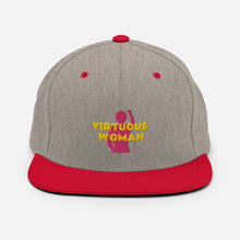 Load image into Gallery viewer, Virtuous Woman Snapback Hat