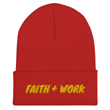 Cargar imagen en el visor de la galería, Faith + Work Cuffed Beanie