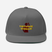 Cargar imagen en el visor de la galería, Virtuous Woman Flat Bill Cap