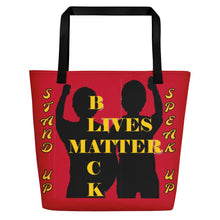 Load image into Gallery viewer, Black Lives Matter Beach Bag - Shannon Alicia LLC