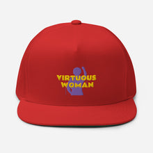 Cargar imagen en el visor de la galería, Virtuous Woman Flat Bill Cap