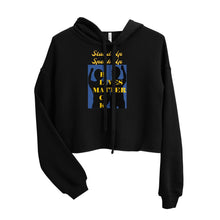 Load image into Gallery viewer, Black Lives Matter Crop Hoodie - Shannon Alicia LLC