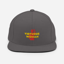 Load image into Gallery viewer, Virtuous Woman Snapback Hat