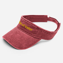 Load image into Gallery viewer, Man of Valor Denim visor