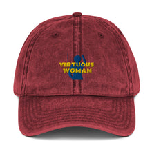 Load image into Gallery viewer, Virtuous Woman Vintage Cotton Twill Cap