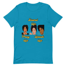 Load image into Gallery viewer, Pray Up-Stand Up-Speak Up Short-Sleeve Unisex T-Shirt - Shannon Alicia LLC