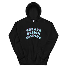 Cargar imagen en el visor de la galería, Create Design Inspire Unisex Hoodie