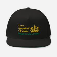 Load image into Gallery viewer, Queen Flat Bill Cap