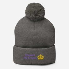 Load image into Gallery viewer, Queen Pom-Pom Beanie